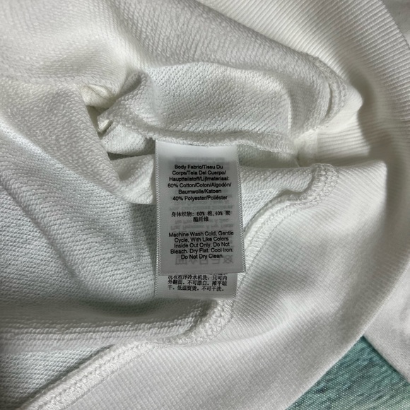 ❄️DKNY Womens White NYC Graphic Crewneck Sweatshirt P5JHTCSC XL New - Picture 6 of 8